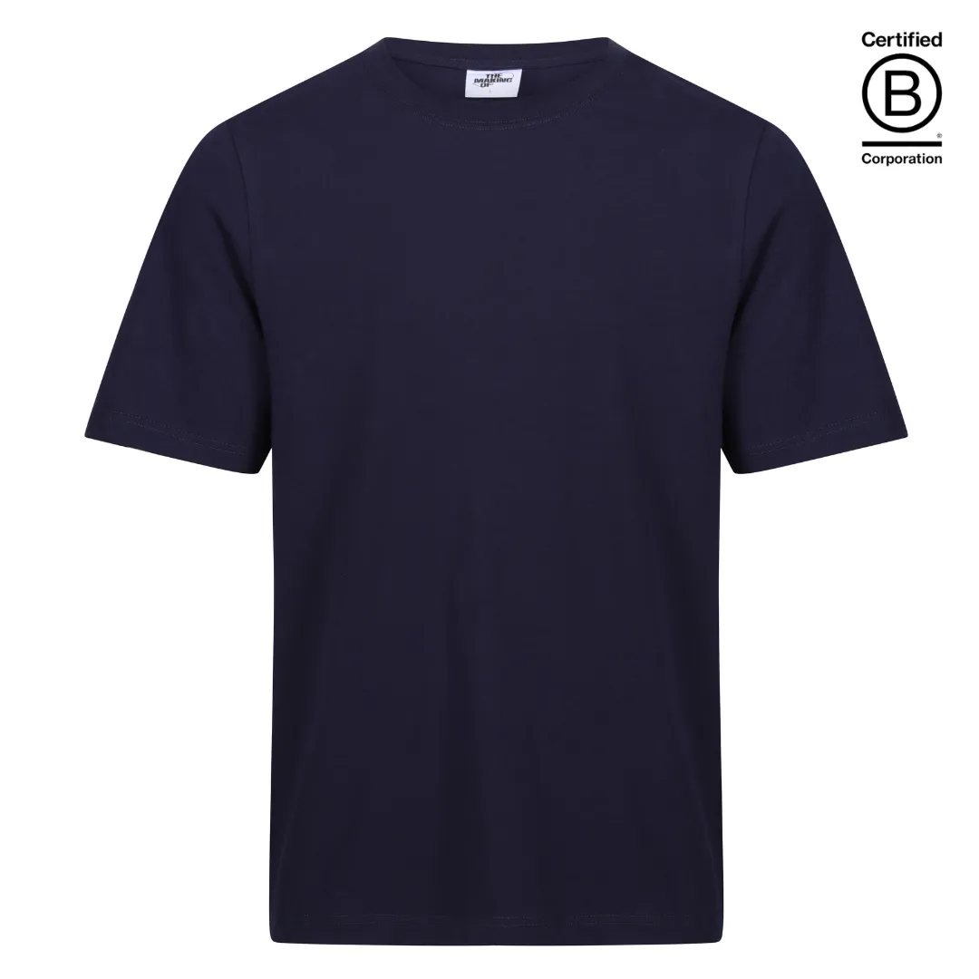 Navy classic fit cotton T-shirt