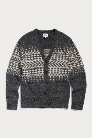 Norwick Cardigan / Charcoal Multi