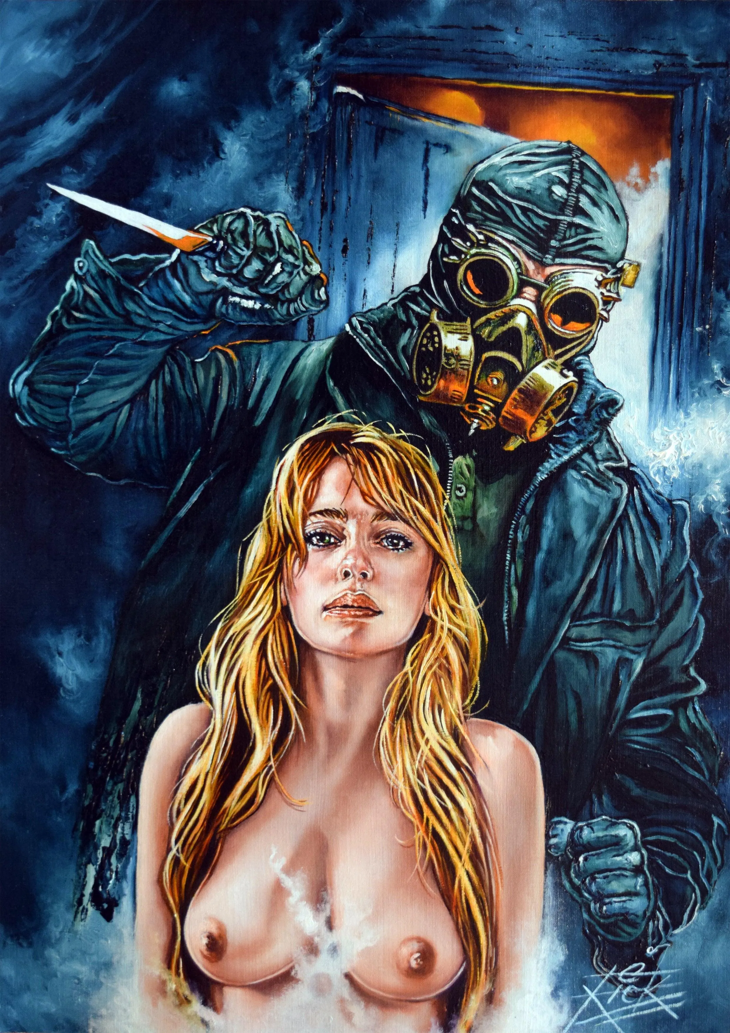 Rick Melton - Wrongful Death  - Classic Horror - Art Print