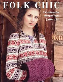 SALE Debbie Bliss Book: Folk Chic 8 Cashmerino Designs from Debbie Bliss