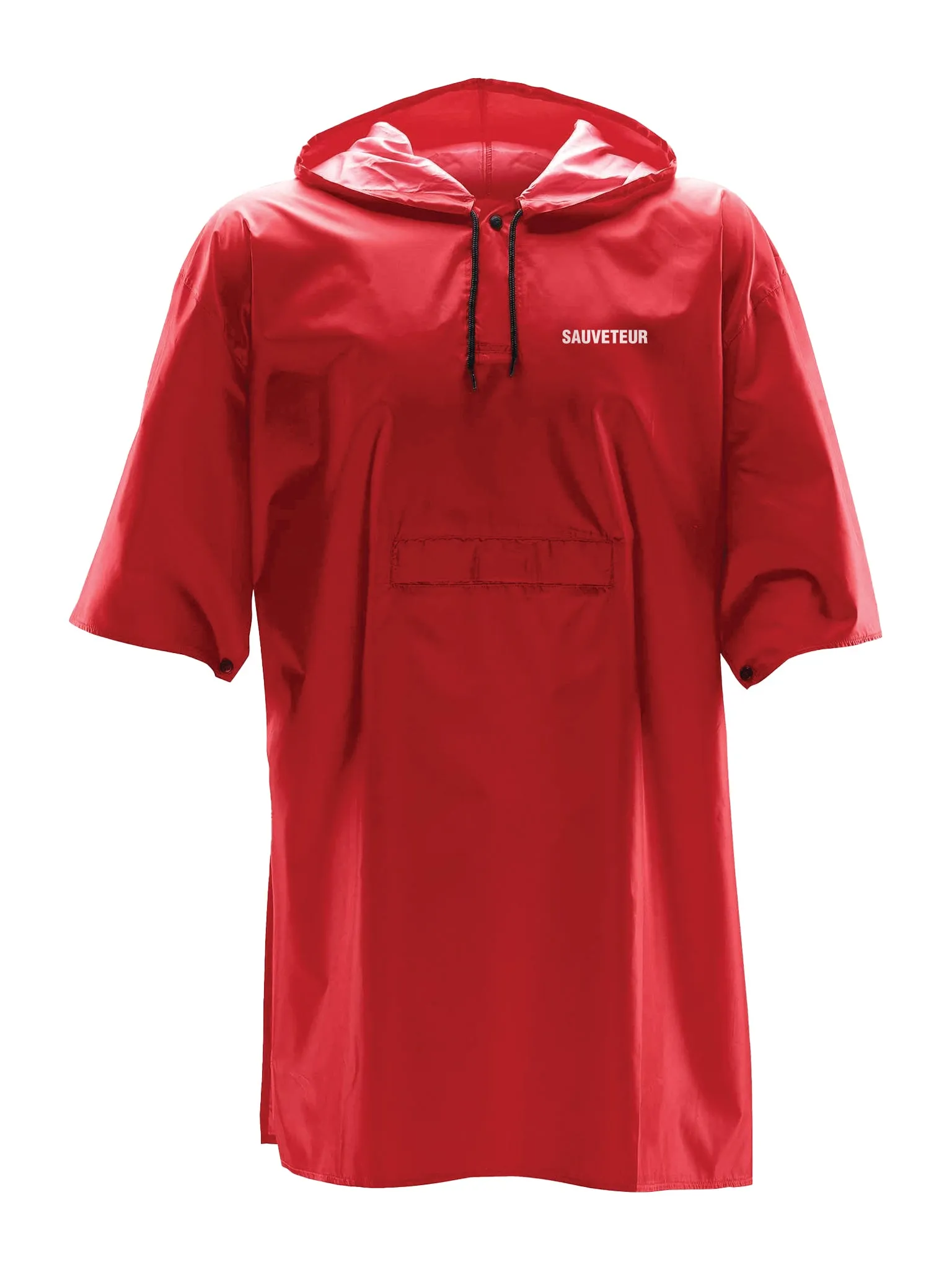 Sauveteur'' Poncho - Rouge