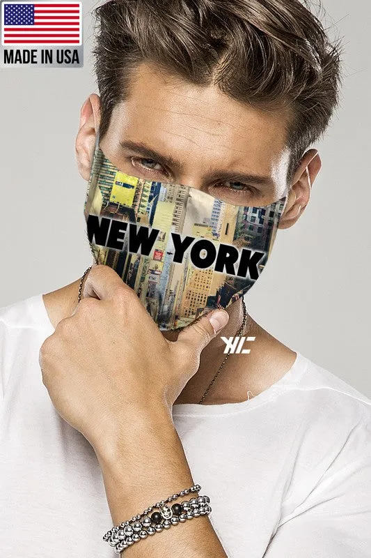 Unisex Adult NY Designed Washable Mask