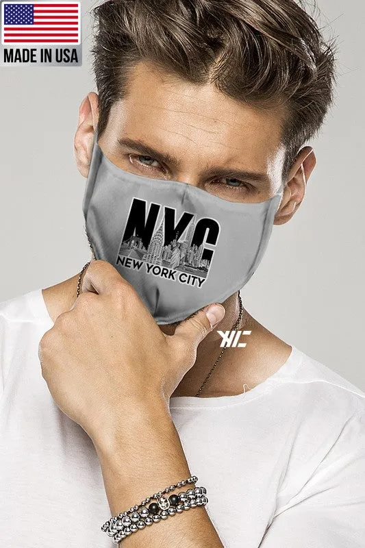 Unisex Adult NY Designed Washable Mask