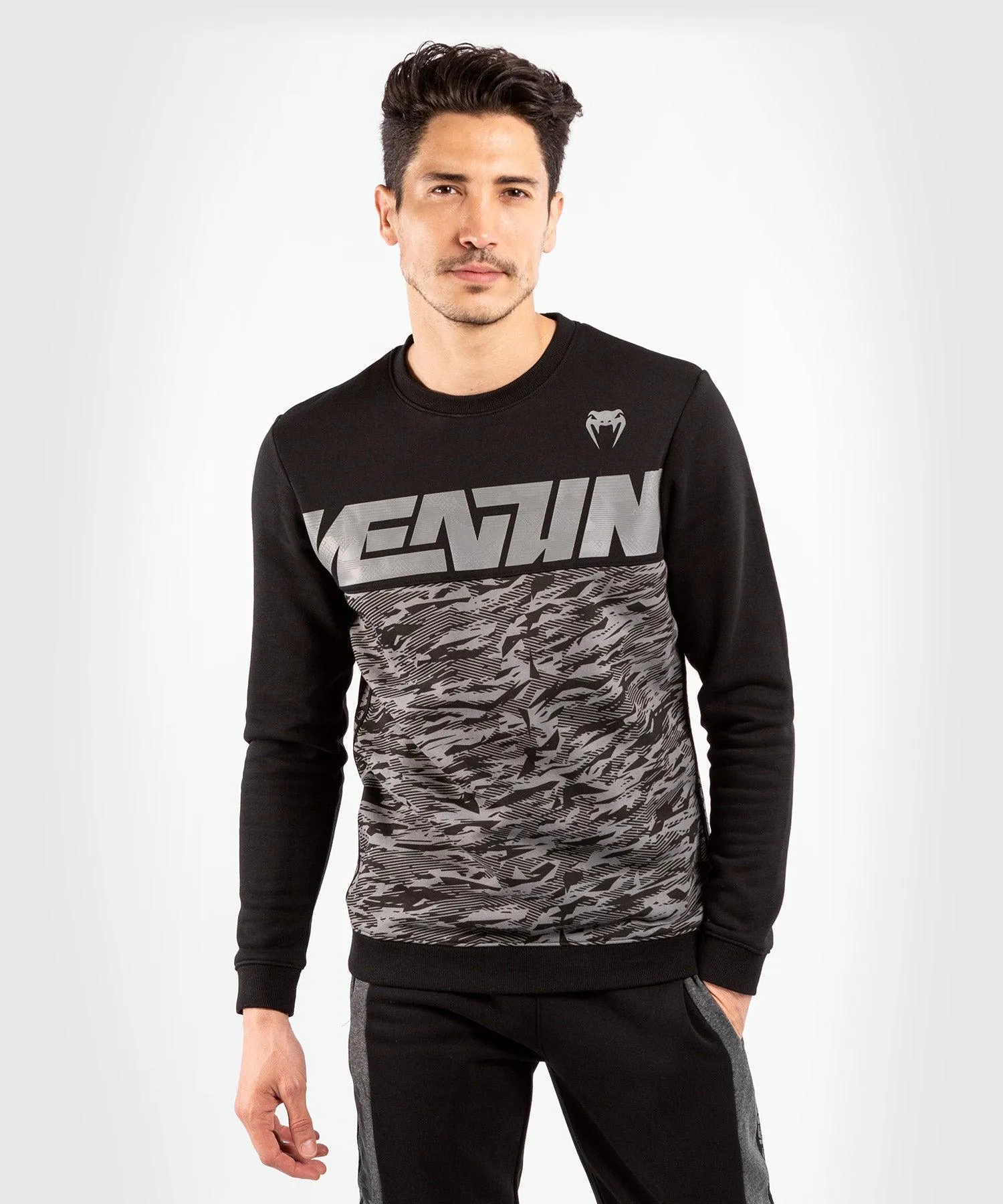 Venum Connect Crewneck Sweatshirt - Black/Dark Camo