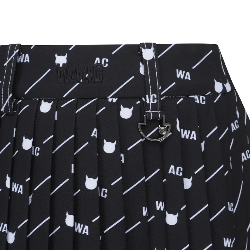 WAAC Korea Pattern Pleats Skort