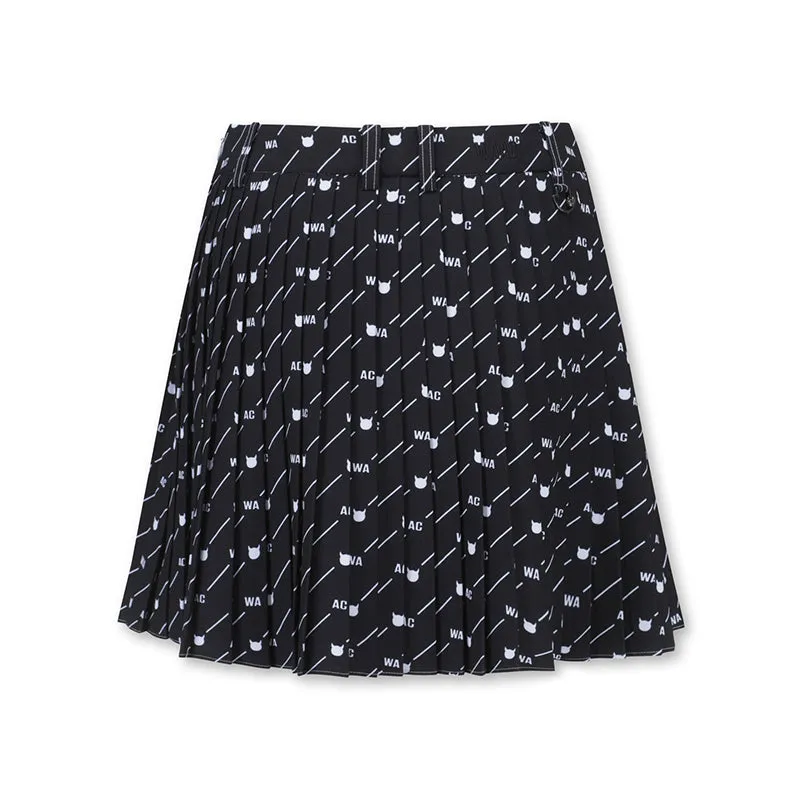 WAAC Korea Pattern Pleats Skort