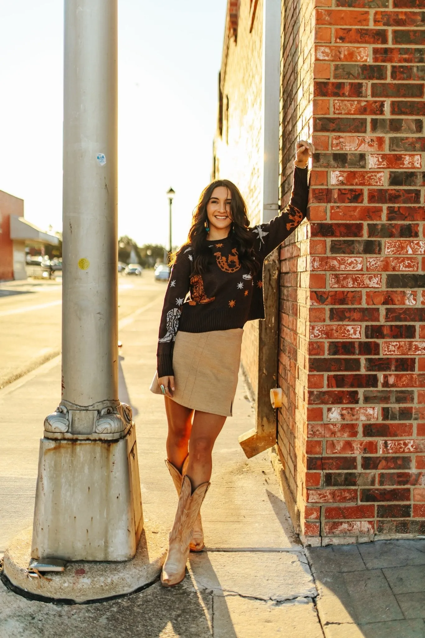 Western Cropped Pullover